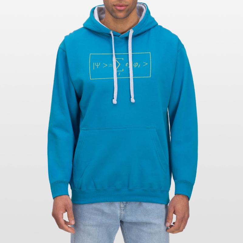 Quantum Physics Quantum Physics Quantum Leap Contrast hoodie