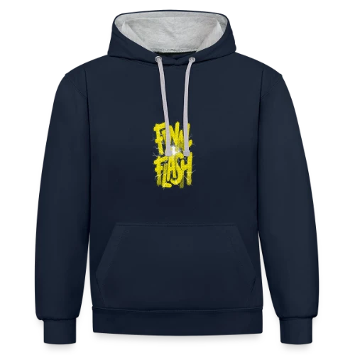 Final Flash : L'Éclat Ultime du Prince Saiyan - Sweat à capuche contrasté