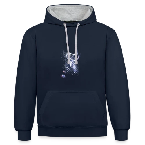 Juillet 69 : Mission Déglinguée - Sweat à capuche contrasté