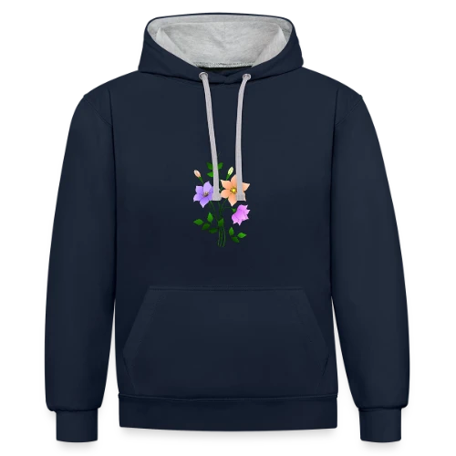 Signature Numérique 3738 - Sweat à capuche contrasté