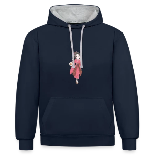 L'Univers des Mangas Japonais - Sweat à capuche contrasté