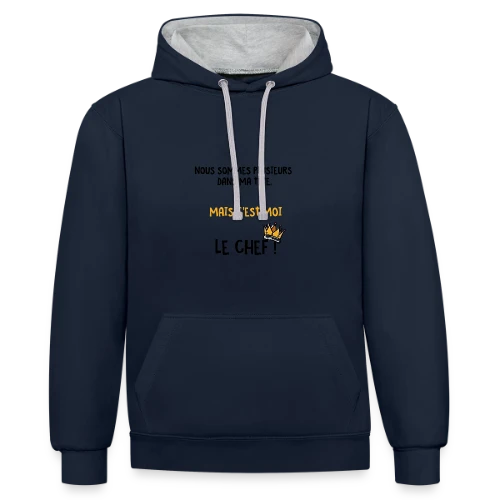 Esprit Éclaté - Sweat à capuche contrasté