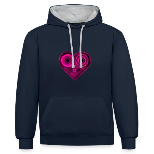 Libéré de la Douleur - Sweat à capuche contrasté