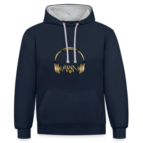 Casque Audio Style Urbain - Sweat à capuche contrasté