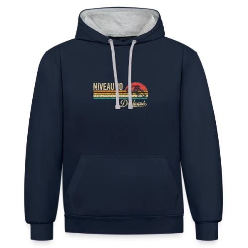 Niveau 10 Mariage Vintage - Sweat à capuche contrasté