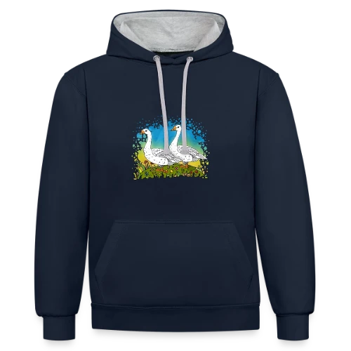 Code Mystère 4619 - Sweat à capuche contrasté