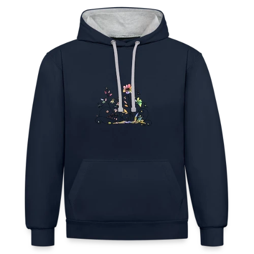 Code Secret 2255 - Sweat à capuche contrasté