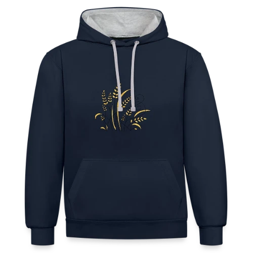 Mystère Numérique 4135 - Sweat à capuche contrasté