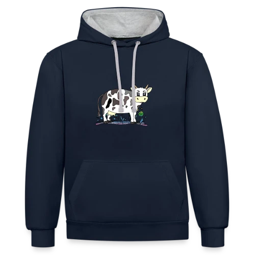 Mystère Numérique 1150 - Sweat à capuche contrasté