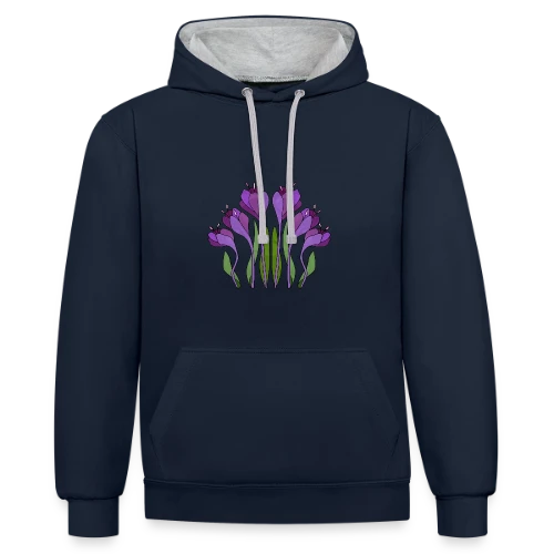 Code Secret 4134 - Sweat à capuche contrasté