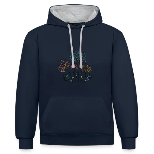 L'Énigme du 4189 - Sweat à capuche contrasté