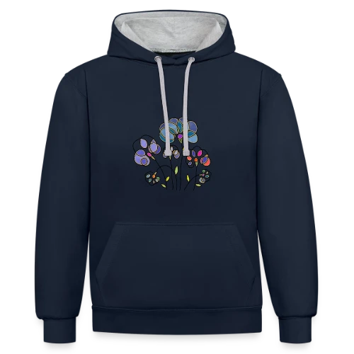 L'Énigme du 4190 - Sweat à capuche contrasté