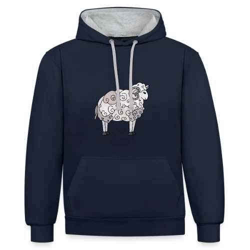 L'Énigme 2074 - Sweat à capuche contrasté