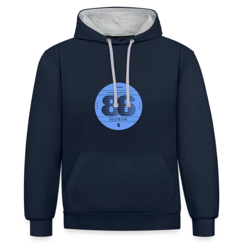 1986: Icône Rétro Automobile Française - Sweat à capuche contrasté