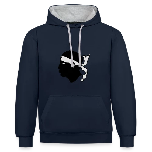 Tête de Maure Classique - Sweat à capuche contrasté