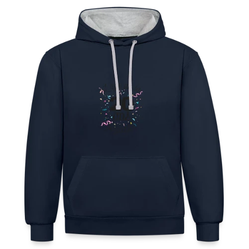 20 Ans : L'Âge de la Perfection - Sweat à capuche contrasté