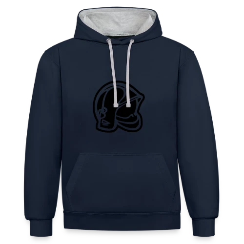 Casque de Pompier – Héroïsme Quotidien - Sweat à capuche contrasté