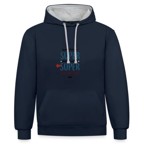 Futur Super Grand Frère - Sweat à capuche contrasté