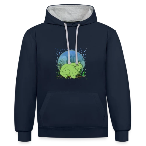 L'Énigme du Chiffre Mystère - Sweat à capuche contrasté