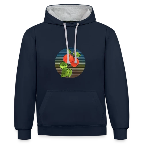 Chiffre 4552 Intemporel - Sweat à capuche contrasté