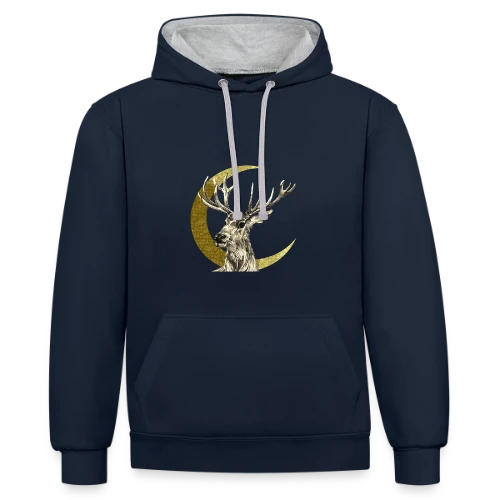 Numéro 4886 : L'Énigme Stylisée - Sweat à capuche contrasté