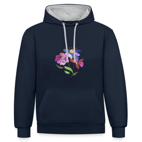 Code Secret 3516 - Sweat à capuche contrasté