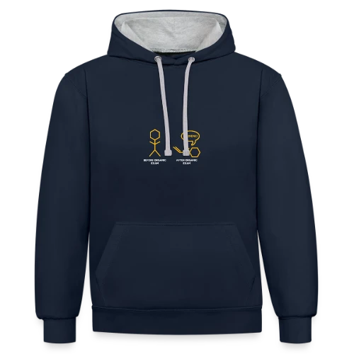 Blague Chimie Diène - Sweat à capuche contrasté