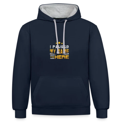 100% Gaming - Sweat à capuche contrasté