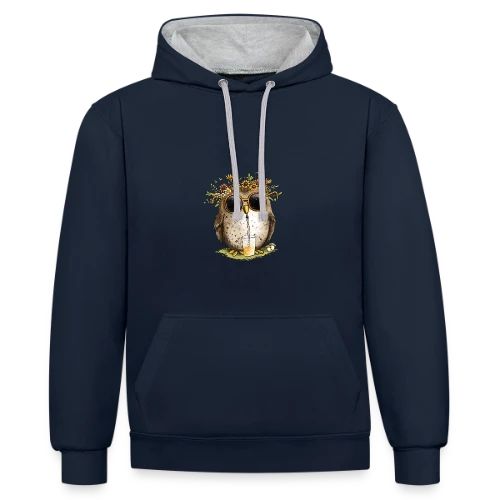 Chouette Cool et Limonade - Sweat à capuche contrasté