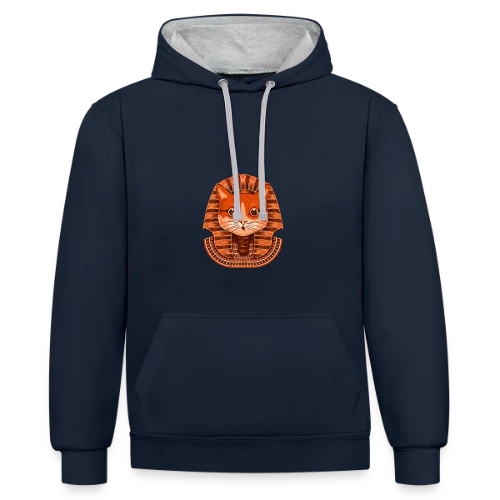 Pharaon Félin - Sweat à capuche contrasté