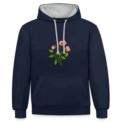 Design Numérique 2141 - Sweat à capuche contrasté