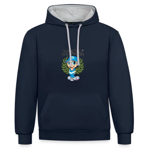 Roi de la pétanque - Sweat à capuche contrasté