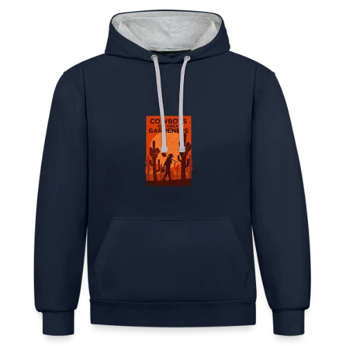 Jardinier du Far West - Sweat à capuche contrasté