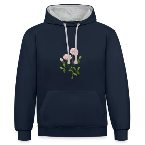 Fusion Numérique - Sweat à capuche contrasté