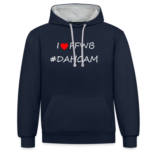 I ❤️ FFWB #DAHOAM - Kontrast-Hoodie