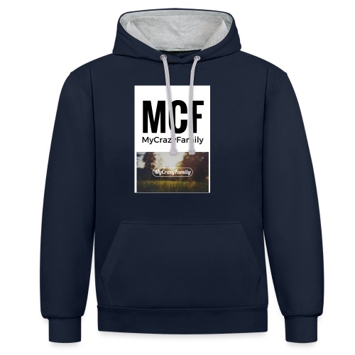 MCF_-3- - Sudadera con capucha en contraste