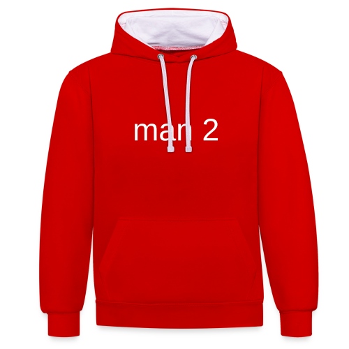 Man 2 - Contrast hoodie