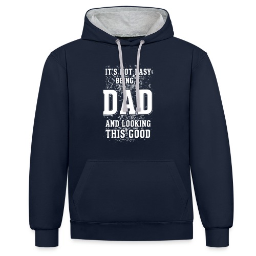 Grappig cadeau voor vader - Contrast hoodie