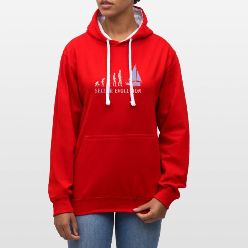 Sailing Evolution Sailor Evolution Contrast hoodie