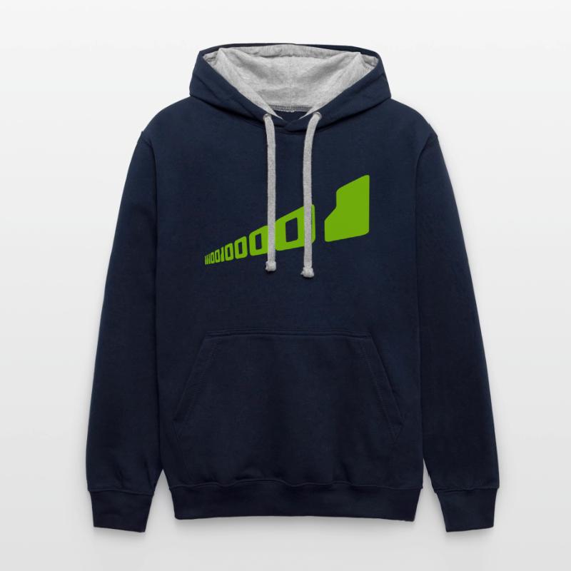 Binary Code Program Language Contrast hoodie