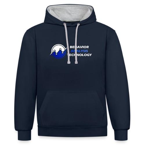 BATmiblanc - Sweat à capuche contrasté