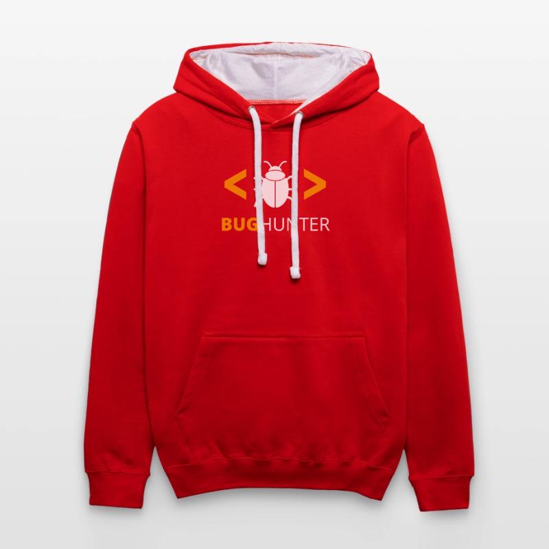 Bug Hunter programmer debugger Contrast hoodie