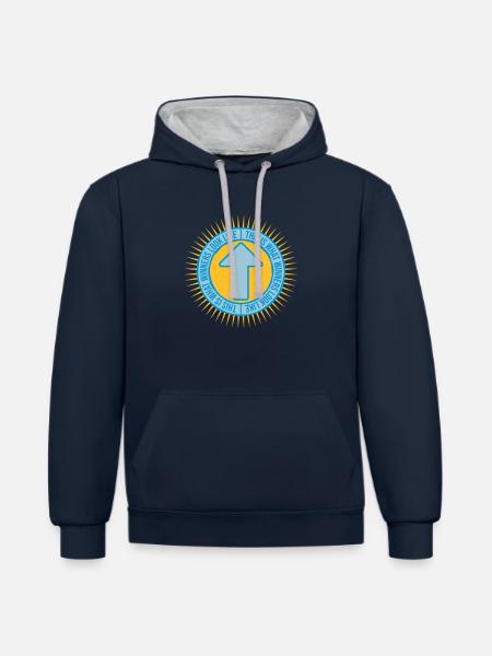 What Winners Look Like - Contrast hoodie - navy/heather grey