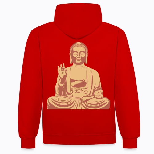 buddha om - Contrast hoodie