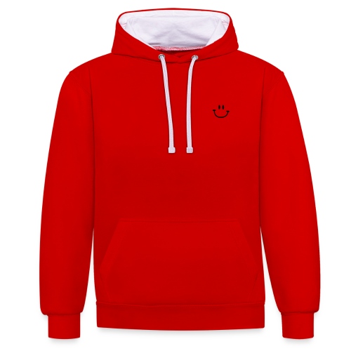 Smilie with PTB Logo - Contrast hoodie