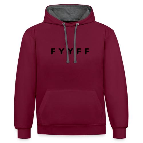 FYYFF Code Black - Kontrastowa bluza