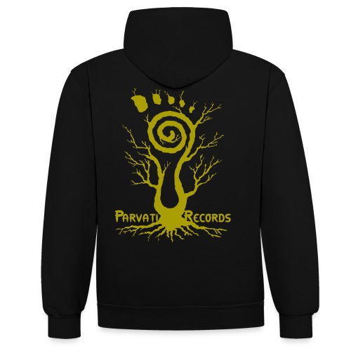 Parvati Tree by Ashiq - Contrast Colour Hoodie