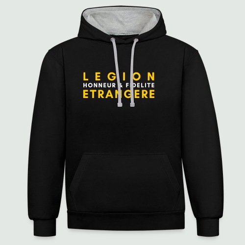 Legion Etrangere - Honneur Fidelite - Sweat-shirt contraste