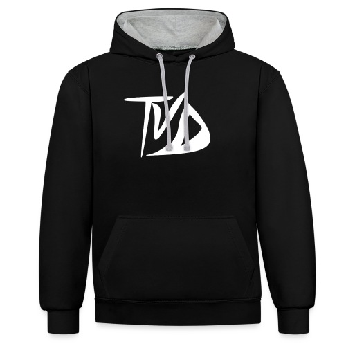 T-Shirt TvD / Black - Contrast hoodie