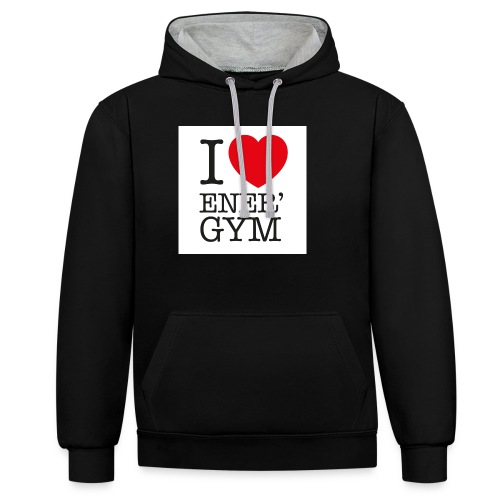 I love Ener'gym - Sweat-shirt contraste